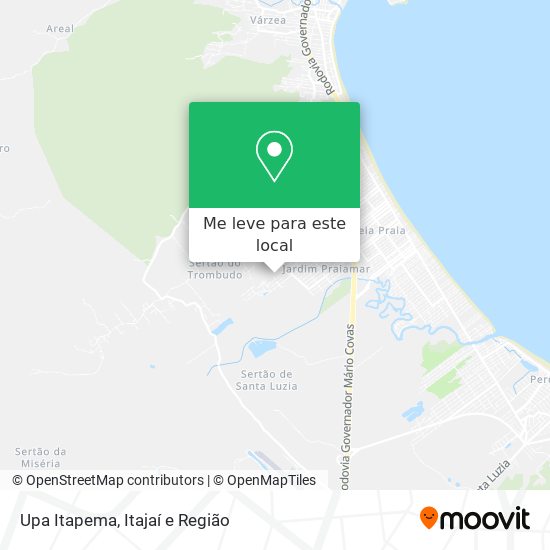 Upa Itapema mapa