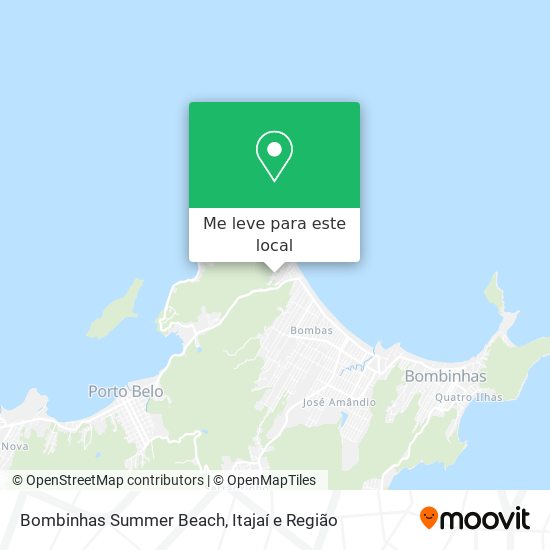 Bombinhas Summer Beach mapa