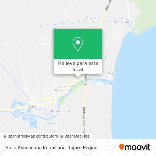 Sollo Assessoria Imobiliária mapa