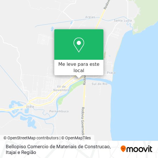 Bellopiso Comercio de Materiais de Construcao mapa