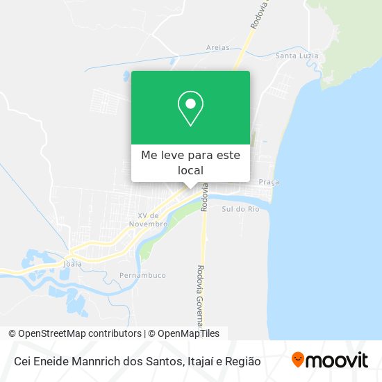Cei Eneide Mannrich dos Santos mapa