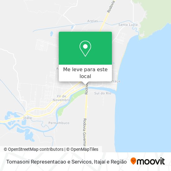 Tomasoni Representacao e Servicos mapa