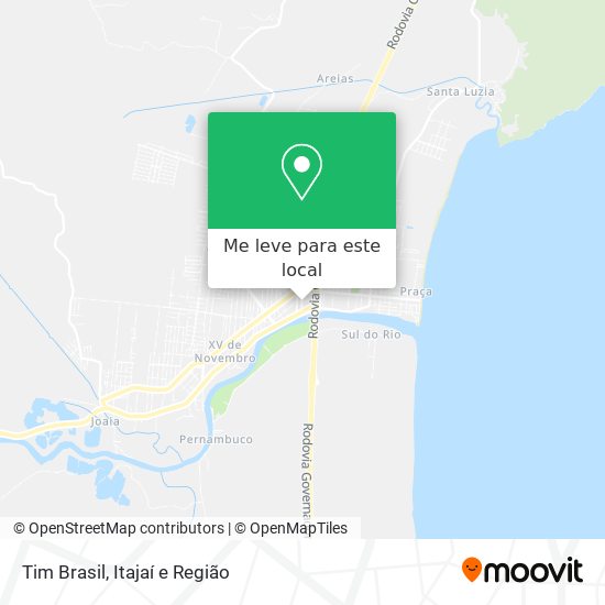 Tim Brasil mapa