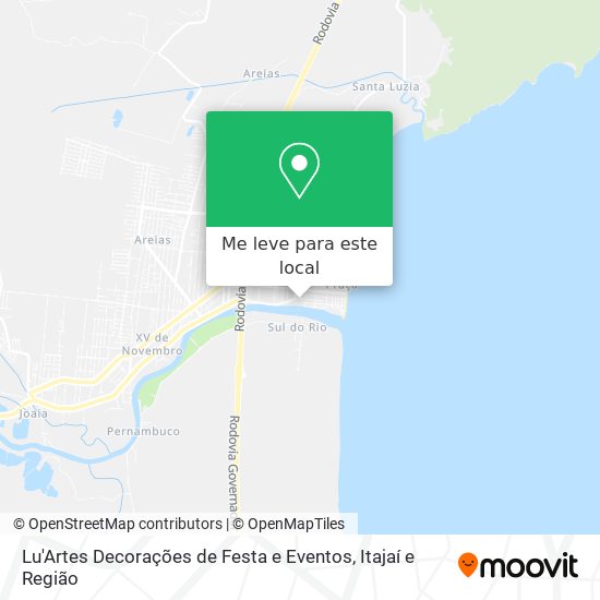 Lu'Artes Decorações de Festa e Eventos mapa