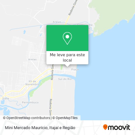 Mini Mercado Maurício mapa