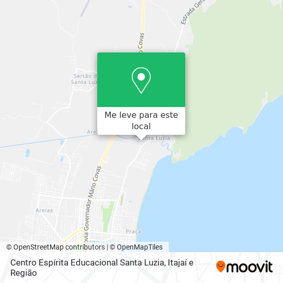 Centro Espírita Educacional Santa Luzia mapa