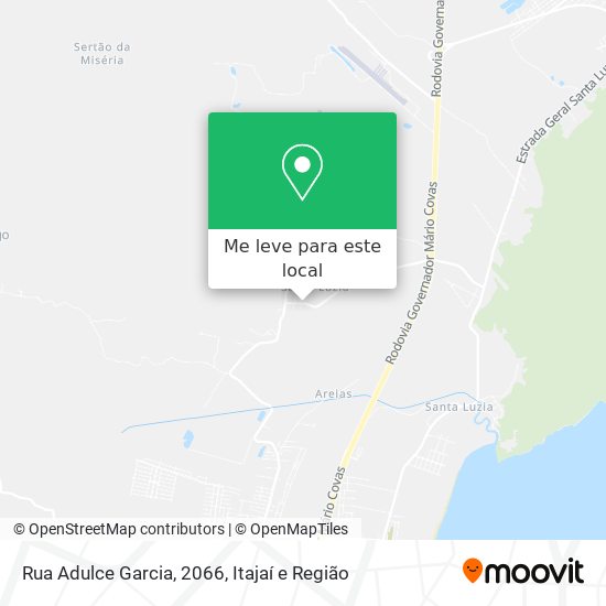 Rua Adulce Garcia, 2066 mapa