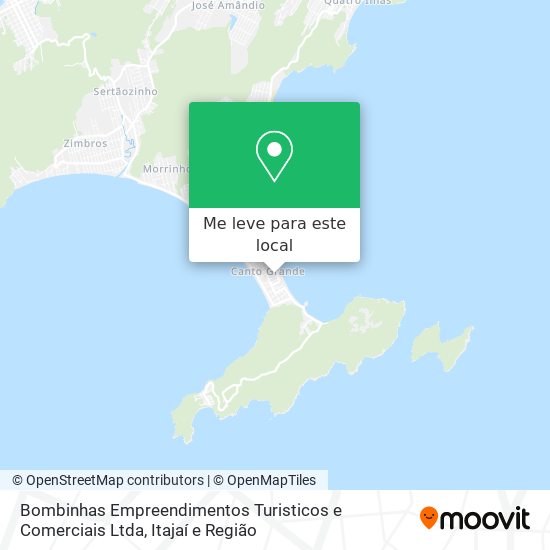 Bombinhas Empreendimentos Turisticos e Comerciais Ltda mapa