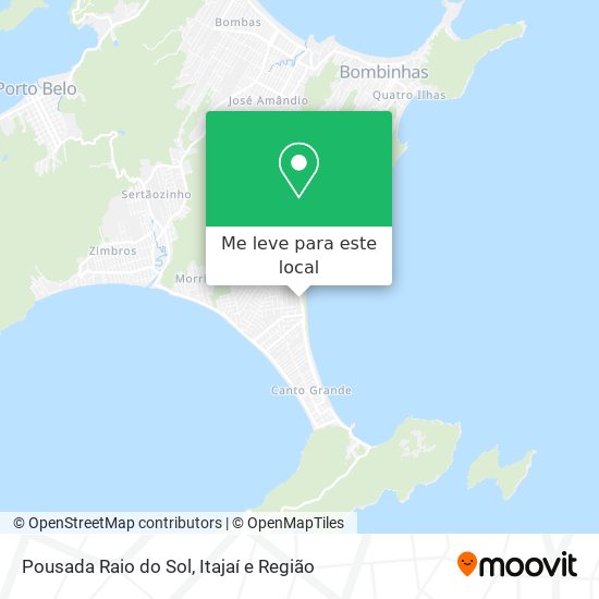 Pousada Raio do Sol mapa