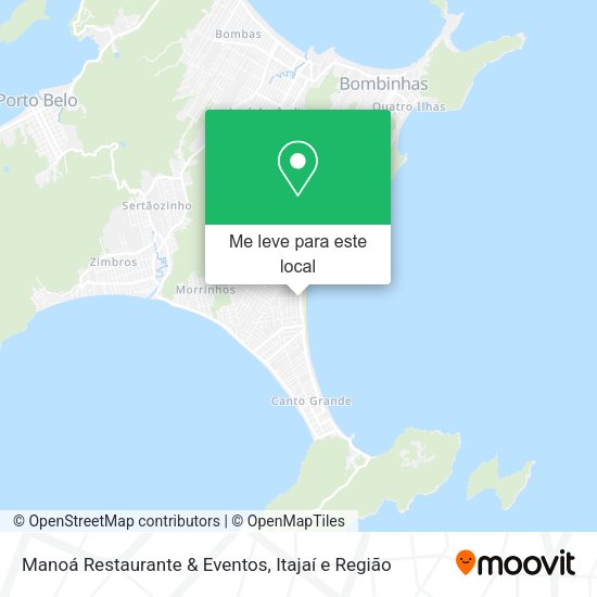 Manoá Restaurante & Eventos mapa