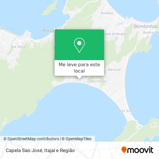 Capela Sao José mapa