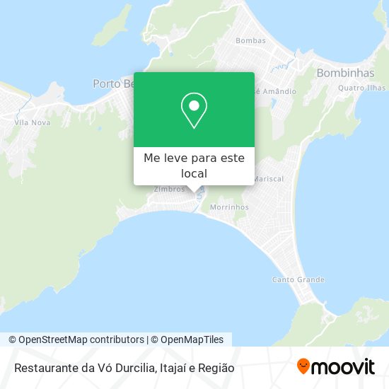 Restaurante da Vó Durcilia mapa