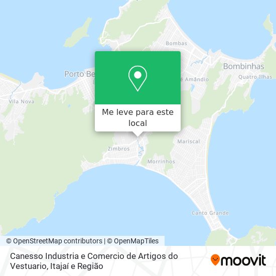 Canesso Industria e Comercio de Artigos do Vestuario mapa