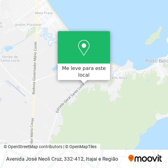 Avenida José Neoli Cruz, 332-412 mapa