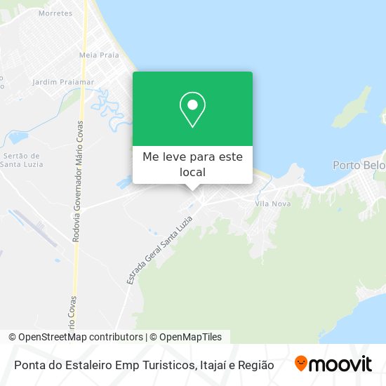 Ponta do Estaleiro Emp Turisticos mapa