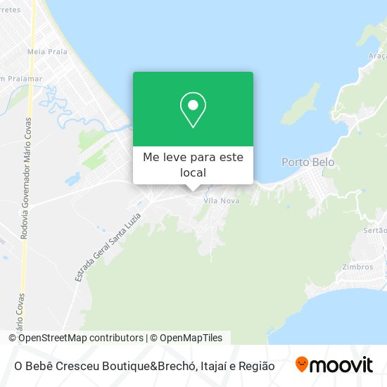 O Bebê Cresceu Boutique&Brechó mapa