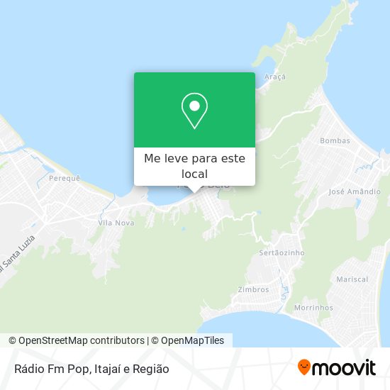 Rádio Fm Pop mapa