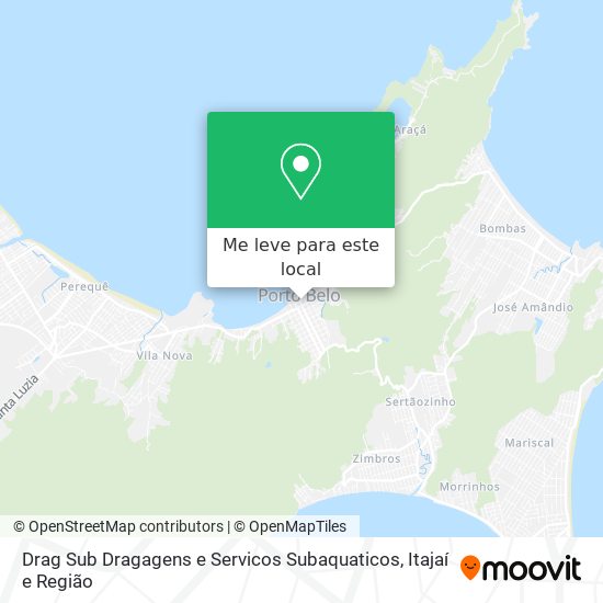 Drag Sub Dragagens e Servicos Subaquaticos mapa