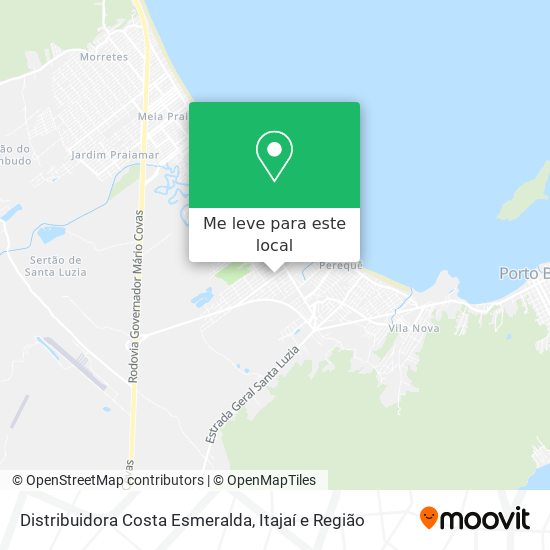 Distribuidora Costa Esmeralda mapa