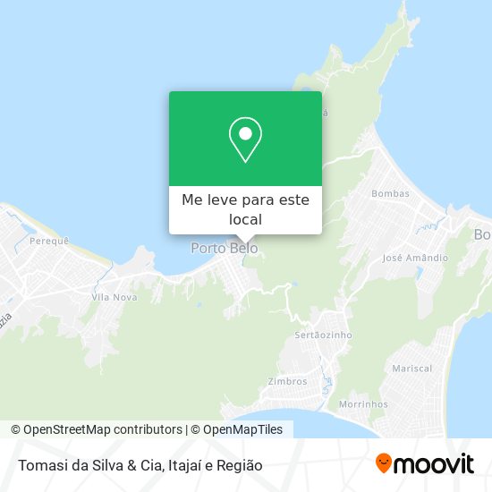 Tomasi da Silva & Cia mapa