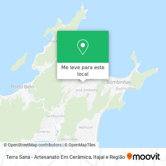 Terra Sana - Artesanato Em Cerâmica mapa