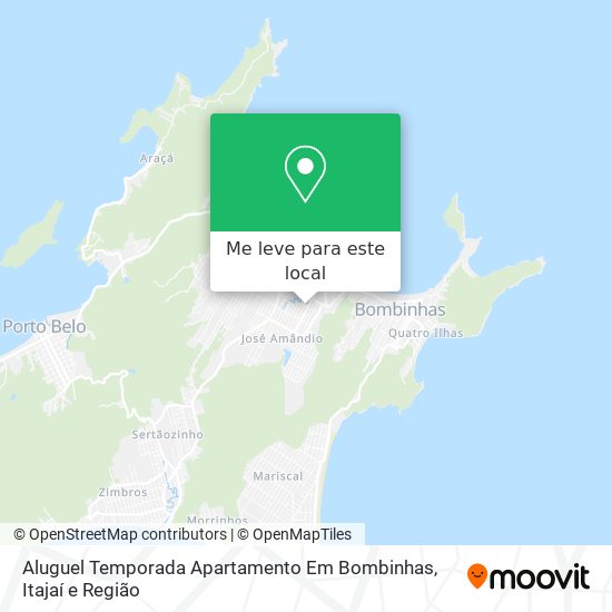 Aluguel Temporada Apartamento Em Bombinhas mapa
