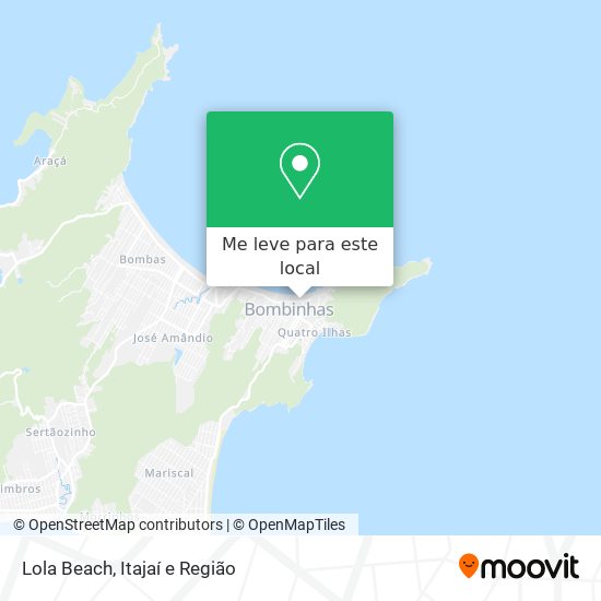 Lola Beach mapa