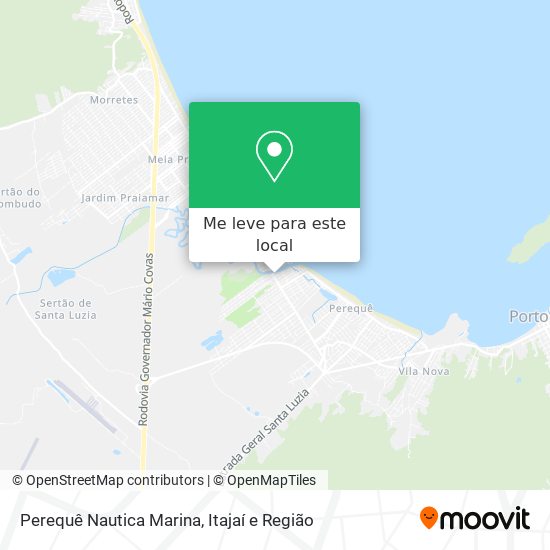 Perequê Nautica Marina mapa