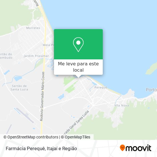 Farmácia Perequê mapa