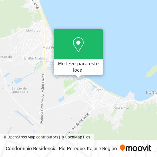 Condomínio Residencial Rio Perequê mapa