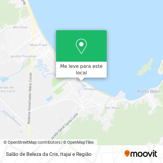 Salão de Beleza da Cris mapa