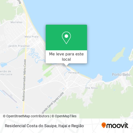 Residencial Costa do Sauipe mapa