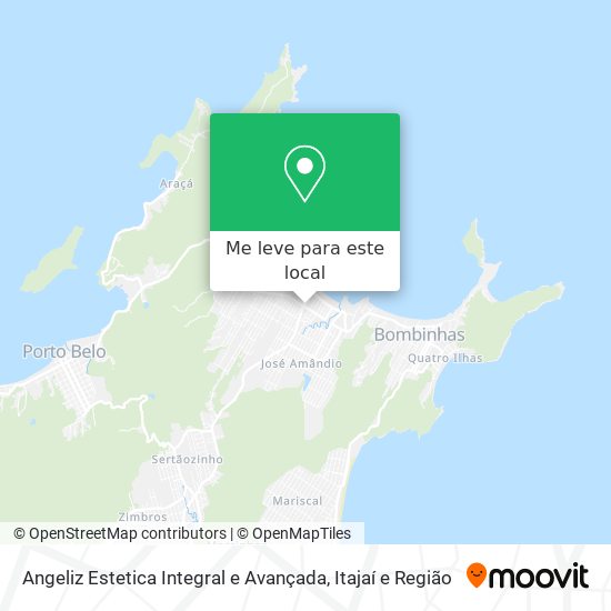 Angeliz Estetica Integral e Avançada mapa