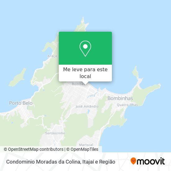 Condominio Moradas da Colina mapa