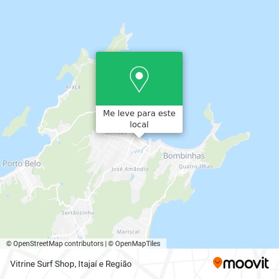 Vitrine Surf Shop mapa
