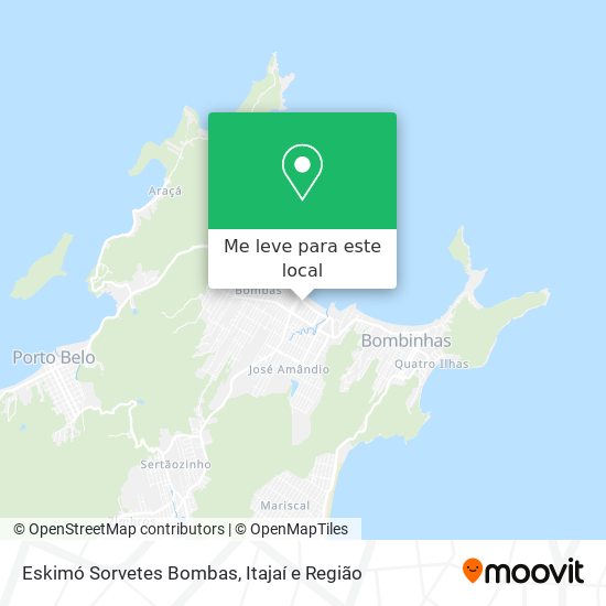Eskimó Sorvetes Bombas mapa