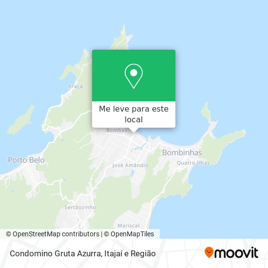 Condomino Gruta Azurra mapa