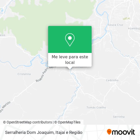 Serralheria Dom Joaquim mapa