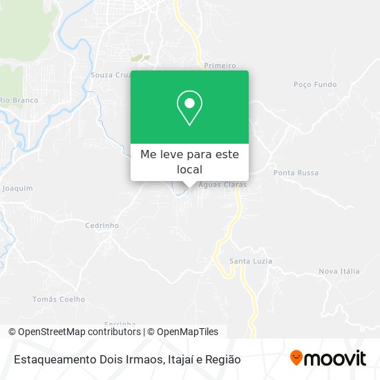 Estaqueamento Dois Irmaos mapa