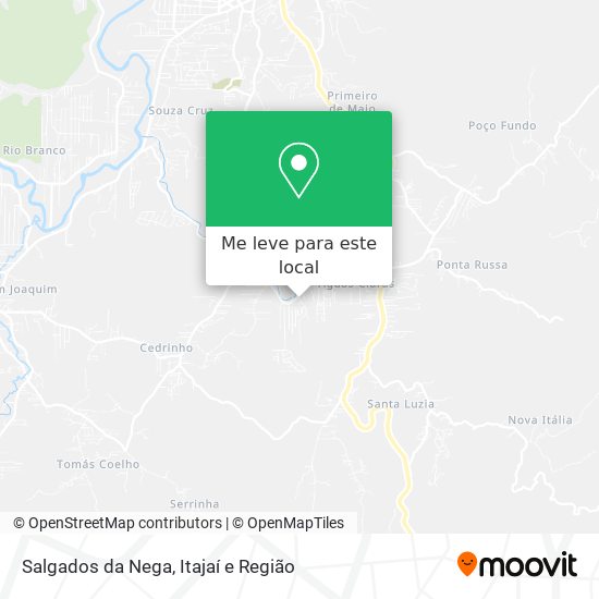 Salgados da Nega mapa