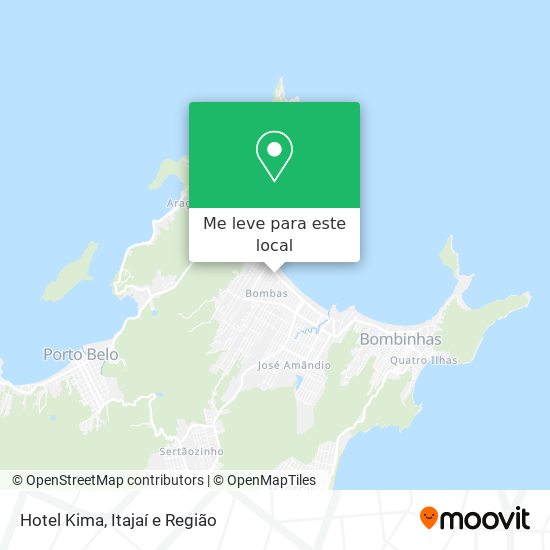 Hotel Kima mapa