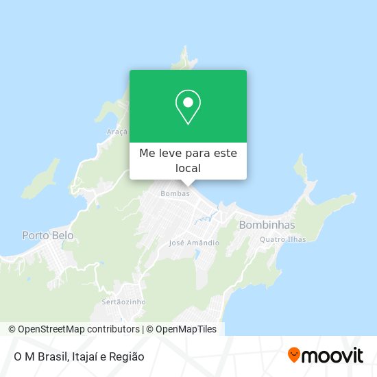 O M Brasil mapa