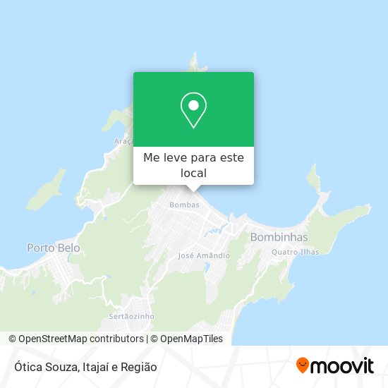 Ótica Souza mapa