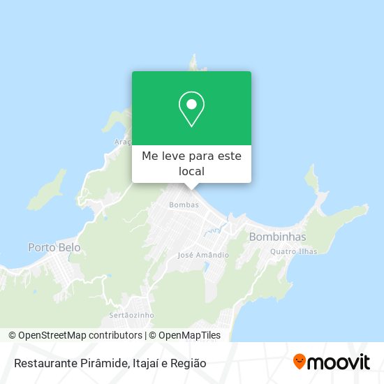Restaurante Pirâmide mapa