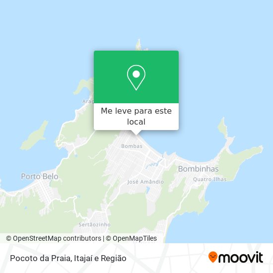 Pocoto da Praia mapa