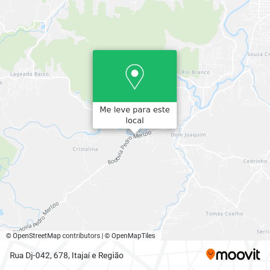 Rua Dj-042, 678 mapa