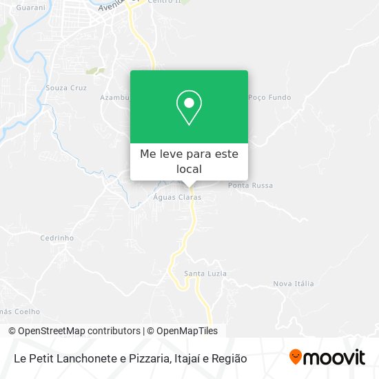 Le Petit Lanchonete e Pizzaria mapa