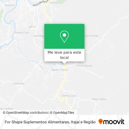 For Shape Suplementos Alimentares mapa