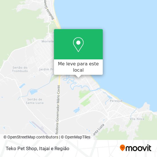 Teko Pet Shop mapa