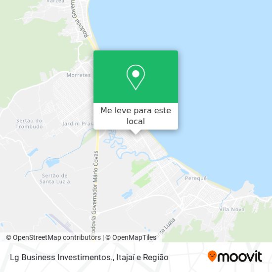Lg Business Investimentos. mapa